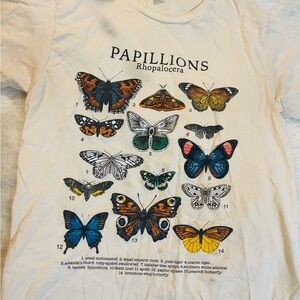 Papillio Kids Butterfly Print Tee - White